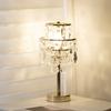 1 шт., новая современная легкая роскошная хрустальная настольная лампа, креативная ночник для спальни, свадебная романтическая теплая европейская настольная лампа