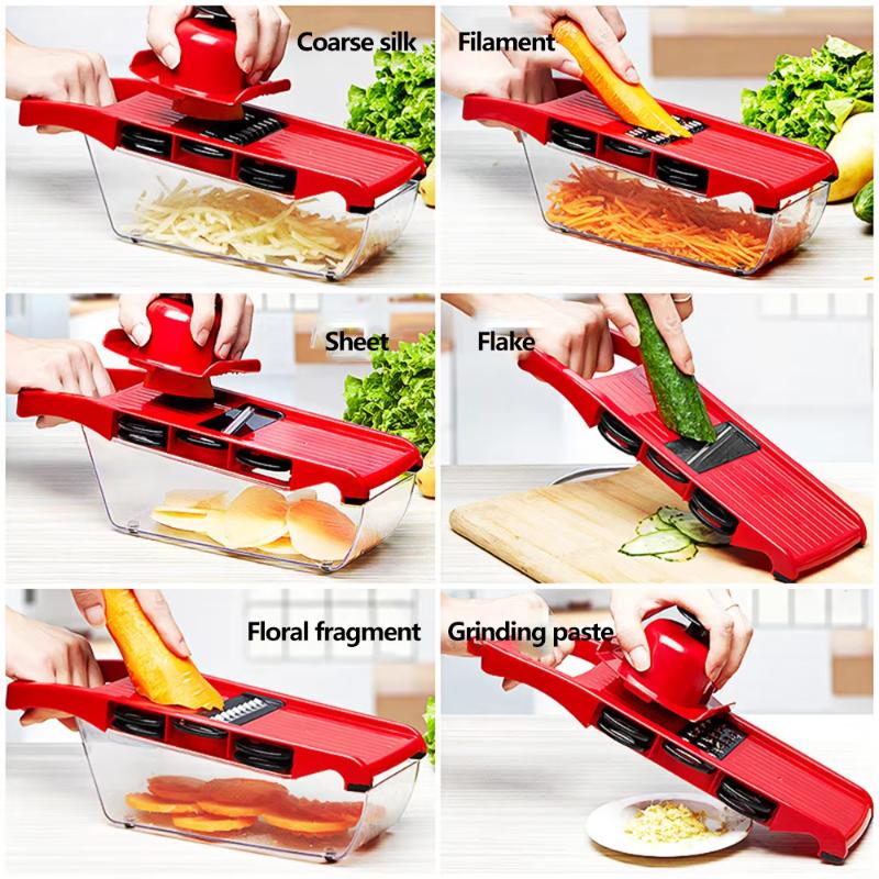 Vegetable Cutter Cooking Tool Sets Fruit Potato Peeler Carrot Cheese Grater Multi-function Vegetable Slicer Kitchen Accessories