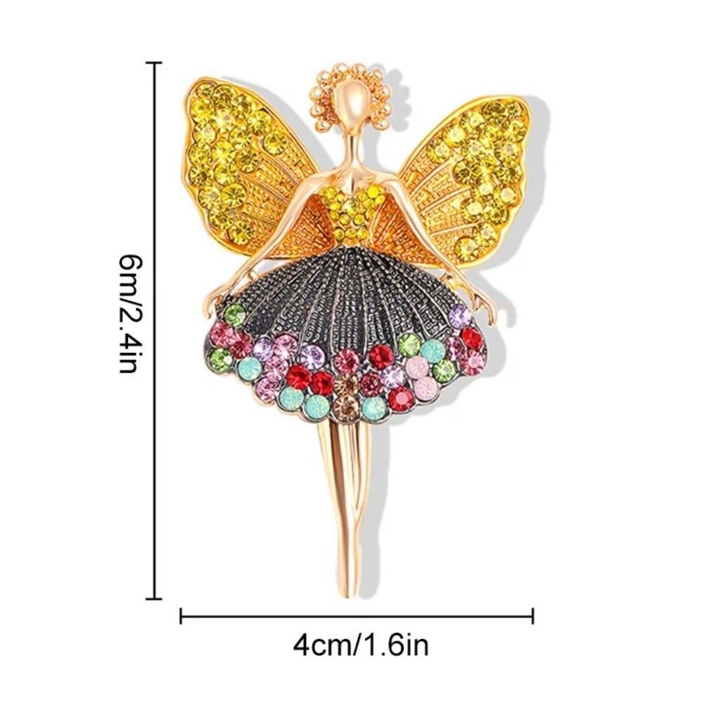 Rhinestone Jewelry Brooch Pins Colorful Collar Lapel Pin New Lapel Pin Accessories