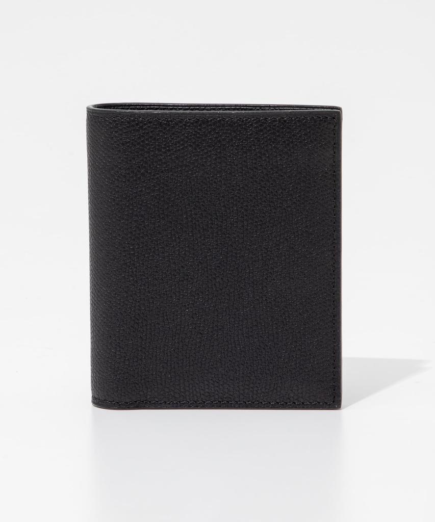 Bifold Wallet 0006028LOCPS99 PORTAFOGLIO 3 CC CON BOTTONE NERO [Valextra] Women's [Item]