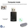 4 в 1 USB Bluetooth-совместимый адаптер Аудио передатчик Приемник USB на разъем 3,5 мм Звуковая карта Внешняя звуковая карта для ПК Ноутбук ТВ Автомобильный динамик