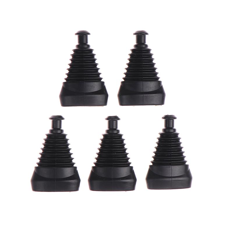 New 5pcs Black 2/3/4/5 Pin Waterproof Automotive Wire Cover Rubber Boot Cap For Amp Tyco Connector Series