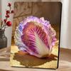 Gathering Wealth, Beautifully Colorful Cabbage, Attracting Hundred Treasures Decoration, Living Room Entrance