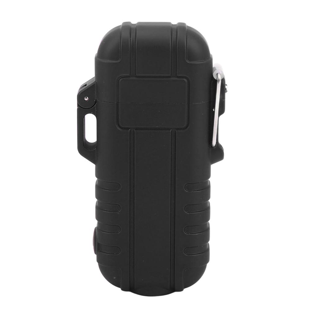 Уличная электрическая зажигалка с двойной дугой, портативная водонепроницаемая зажигалка-фонарик с функцией зарядки, ветрозащитная