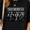 2026 Лето Горячая Распродажа Babymonster K-pop Девичья Группа Фото Футболка Унисекс Хип-хоп Уличная Одежда Футболка Легкая Дышащая и Удобная Одежда