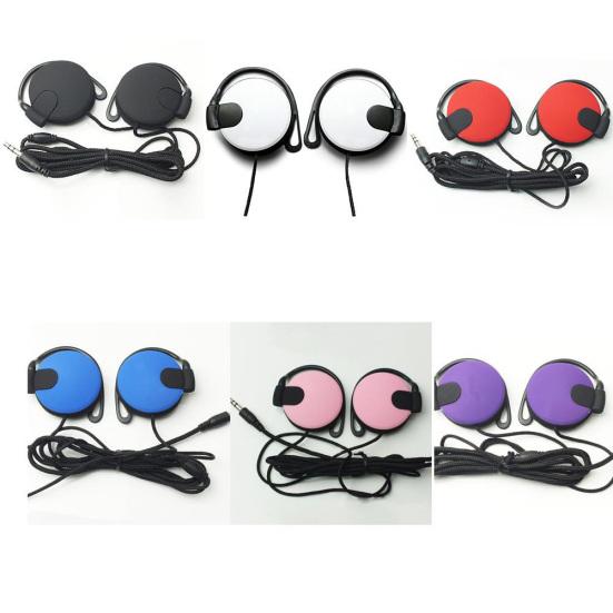 Universal 3.5mm Wired Ear Hook Earphone Smartphone Computer Sports Headphone