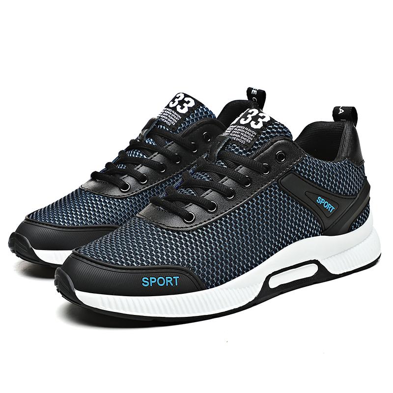 Men Sneakers Elevator Shoes Sports  Height Increase  Insole 6Cm Tall Man