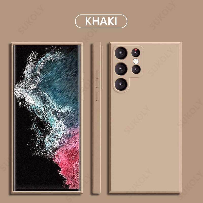 Жидкий силиконовый чехол для Samsung Galaxy S22 S26 S25 Edge S24 Ultra S21 FE Ударопрочный мягкий чехол для Samsung S25 Ultra S23 FE