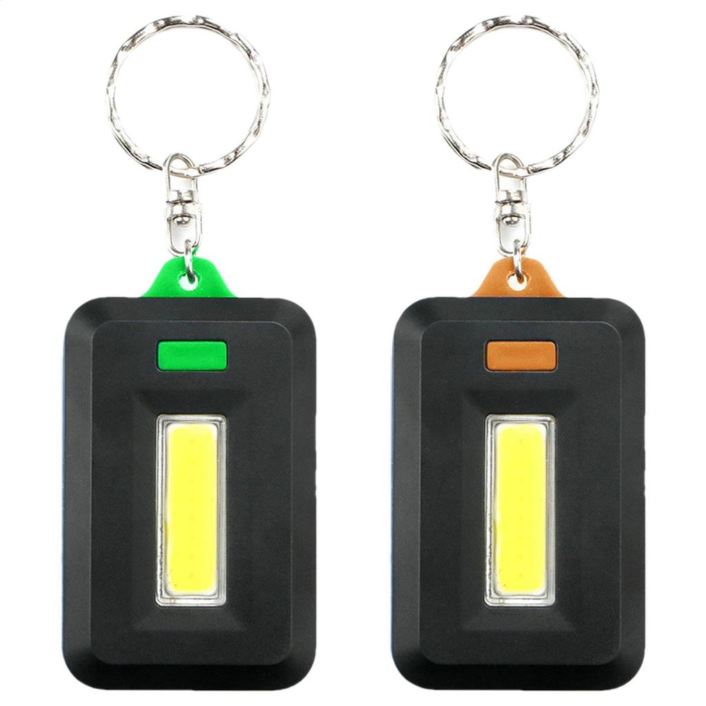 Мини COB карманные фонарики Мощные 3 Вт Высокояркие COB фонарики Портативный карманный светодиодный фонарь Фонарик-брелок Три режима