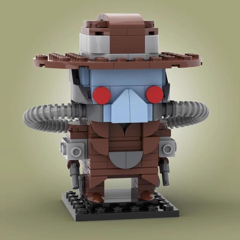 Строительный блок, совместимый с 101125 Cade Bain Квадратная Голова Мальчик, Украшение Мальчик Звездные Войны Коллаж Модель