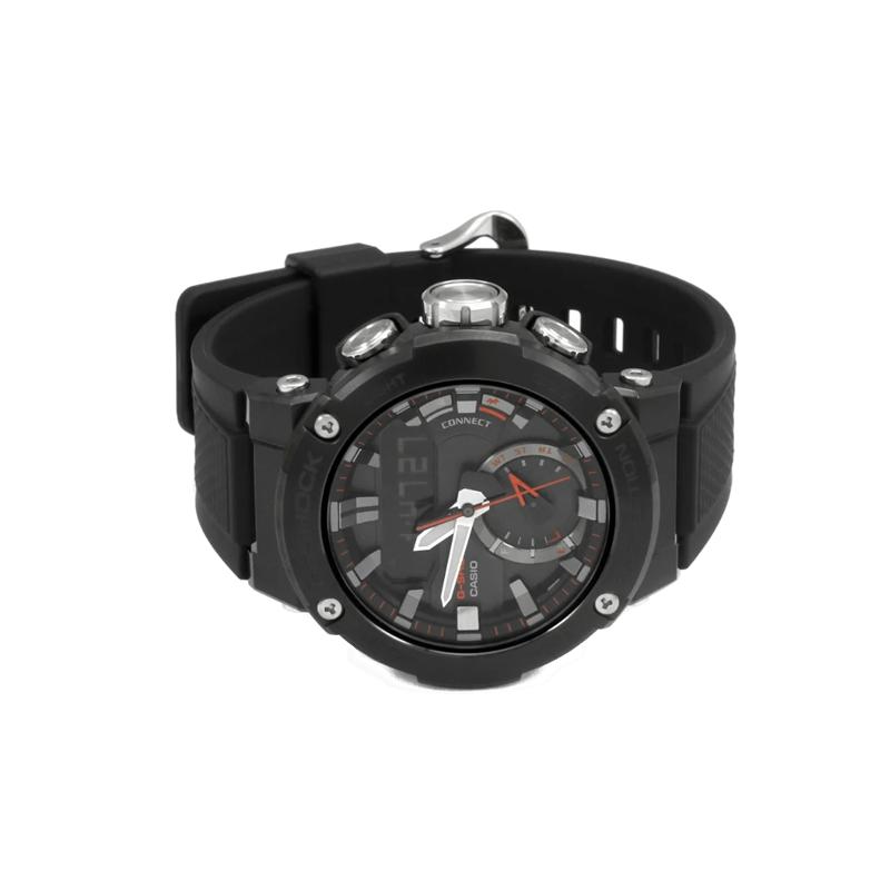 Casio Серия G-STEEL - Спортивные часы с двойным дисковым дисплеем Модные и простые Солнечный кварцевый механизм Ремешок из смолы Японские и корейские часы GST-B200B-1AER