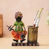 Iron Handcrafted Rajasthani Musician Small Pen Holder/Pencil Holder/Small Gifts