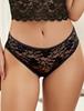 OhyeahLady Сексуальные трусики без ластовицы больших размеров с оборками и прозрачными лентами 2XL для женщин, черные,