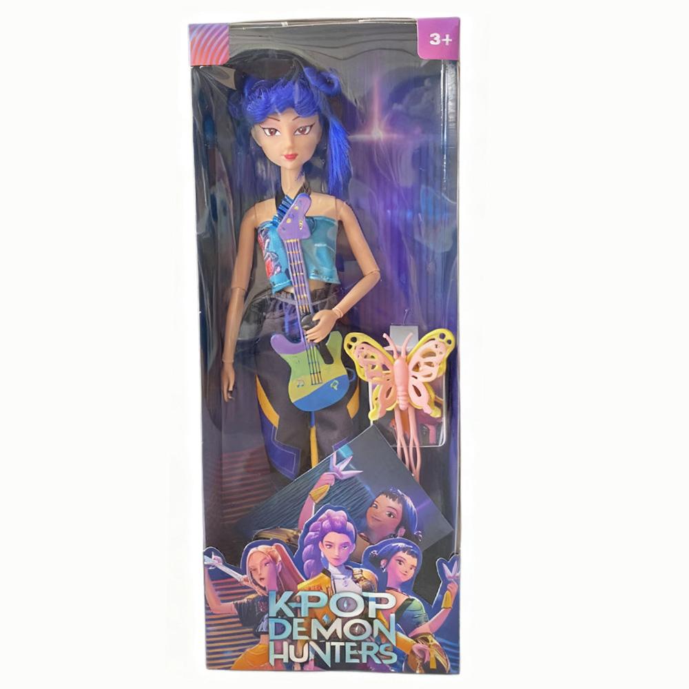 K-pop Игрушка Фигурка Охотники на демонов Derpys Тигр Руми Мира Зои Сасси с красочными огнями Тематическая песня для фанатов Рождественские подарки