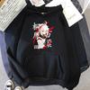 Anime Genshin Impact Kaedehara Kazuha Hoodie Women Funny Kawaii Graphic Hoodies Woman Harajuku Hooded Sweatshirts Graphic Y2K