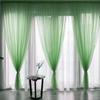 30% Shading Sheer Curtains for Living Room Window Transparent Voile Tulle Curtain Colourful Wedding Drapes Home Decor High Quality