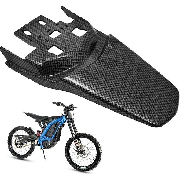 Заднее крыло для Surron, Детали из имитации карбона для Surron Light Bee X/S Segway X160 X260, Короткое заднее защитное крыло для электрического горного