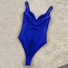 Women's Fashion Sexy  Bikini Swimsuit Solid Color Beach Swimsuit