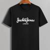 Jack & Jones London Logo Print T-Shirt,Lightweight T-Shirt Breathable Cool, Comfortable Wear