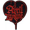 Avril Lavigne Heart Iron On Patch