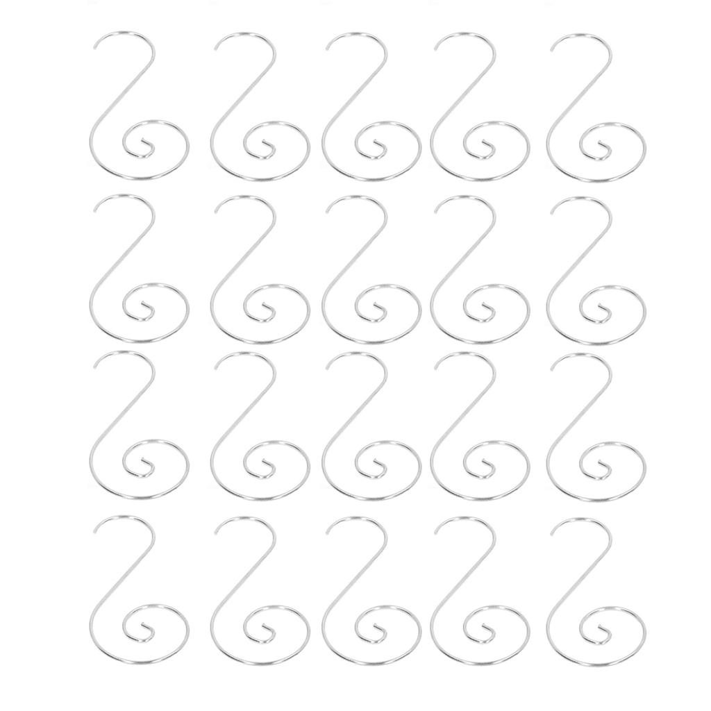 600Pcs Ornament S Hooks Set Stainless Steel No Rusting Decorative S Shaped Hooks for Christmas