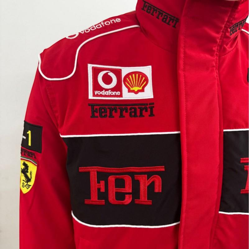 F1 Ferrari Racing Jacket Embroidered Cotton Biker Cycling