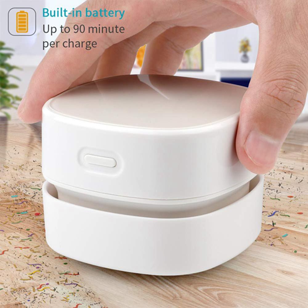 Portable Mini Desk Vacuum Cleaner Mini Vacuum For Desk Table Dust Catcher Car For Home Office Table Sweeper Desktop Cleaner