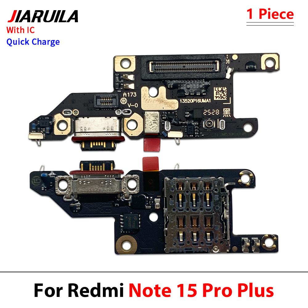 Плата USB-порта для зарядки Шлейф Разъем Запчасти Для Xiaomi Redmi Note 11 Pro 1G 1G Plus Note 11 Pro Модуль микрофона с микросхемой