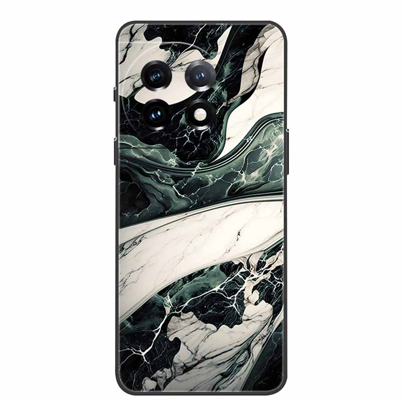 Чехол для One Plus 11 Мраморная текстура гранита Каменные текстуры Чехлы для телефона для Oneplus 11R Ударопрочный Мягкий чехол для Oneplus11 5G Силиконовый