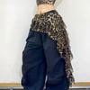 High Waist Butt Curtain Skirt Solid Color Mini Apron Ruffles Trim Butt Curtain  Dance Practice