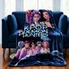 Охотник Ведьма Команда Флисовый Плед Мягкий Плед-Накидка Чехол на Диван Уютный Теплый Плед со Стильным Принтом Уютное Пальто для Дома и Путешествий