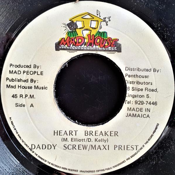 7inch Record DADDY SCREW / MAXI PRIEST / DON YUT - Heart Breaker / Yuh Own Di Man NONE Mad House Jamaica Reggae, Ska & Dub Used