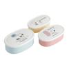 Bento Box Lunch Box Seal Container Storage Container 3-Piece Set Made In Japan Snoopy Smoky P