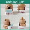 Action Capybara Figure Cartoon Model Toy Decoration Doll Children Gifts Ornament