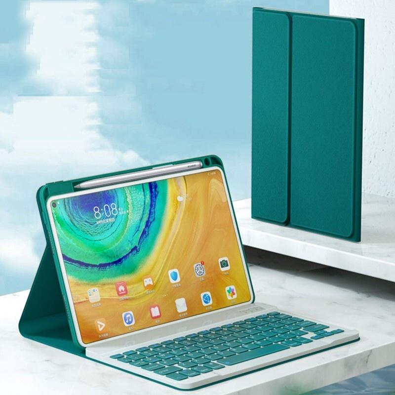 Чехол с клавиатурой Bluetooth для Huawei Matepad T10S T10 Pro 10,8 Matepad 10,4 11 M6 10,8, умный флип-чехол из искусственной кожи с держателем для карандашей