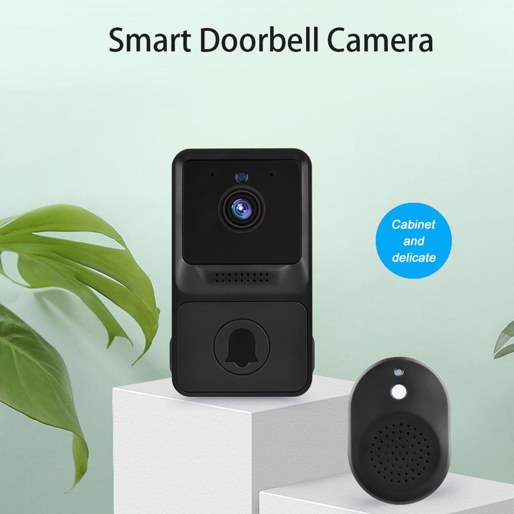 1080P High Resolution Visual Smart Security Doorbell Camera Wireless Video Doorbell with IR Night Vision 2-Way Audio Real-Time Monitoring