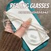 Retro Oval Cat-Eye Frame Reading Glasses New Fashionable Reading Glasses For Men And Women  Blue Light Blocking Glasses +4.0