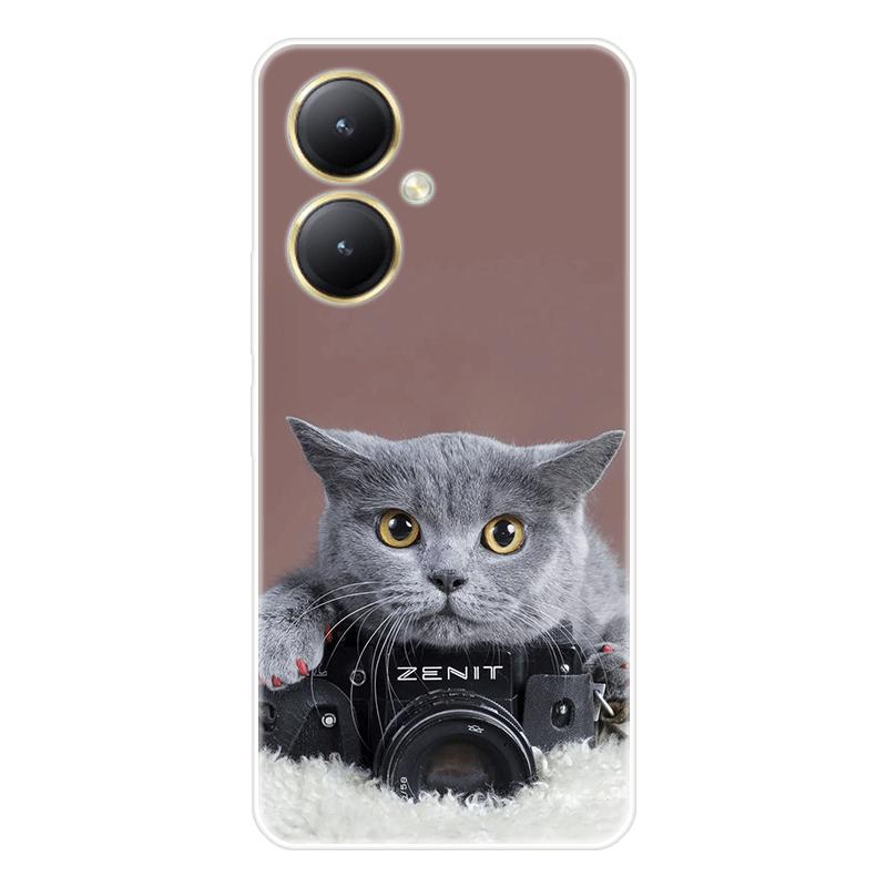 Для Vivo Y27 4G Y 27 5G чехол Мягкая силиконовая задняя крышка Чехол для телефона с рисунком из мультфильма Разнообразие