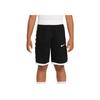 Kids Solid Color Logo Shorts Kids Bottoms Black DB5543-010