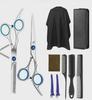 Набор парикмахерских ножниц из нержавеющей стали: Филировочные, плоские ножницы, зубные ножницы для взрослых