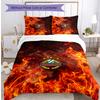 Rapid Wien FC Printed 3PCS Bedding Set Breathable Duvet Cover with Pillowcases Decorative Bed Linen for Bedroom Home