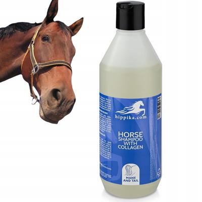 HIPPIKA Collagen Shampoo for Horses 500ml Regenerates Hair and Skin - SHINE
