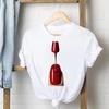 Tee Shirt Lady Nail Art Lovely Make Up Clothes Female T Women Top Short Sleeve Casual Fashion Tshirt Summer Graphic T-shirts