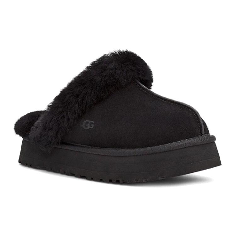 (WMNS) Женские шлепанцы UGG Disquette 'Черный' 1122550-BLK