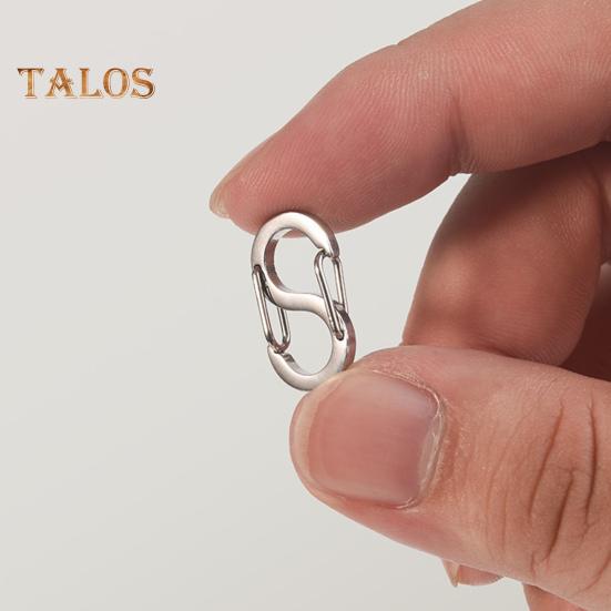 5 шт., двусторонняя пружинная пряжка S-типа, безопасная конструкция с двойным открытием, ожерелье, укорачиватель браслета, застежка для изготовления ювелирных изделий