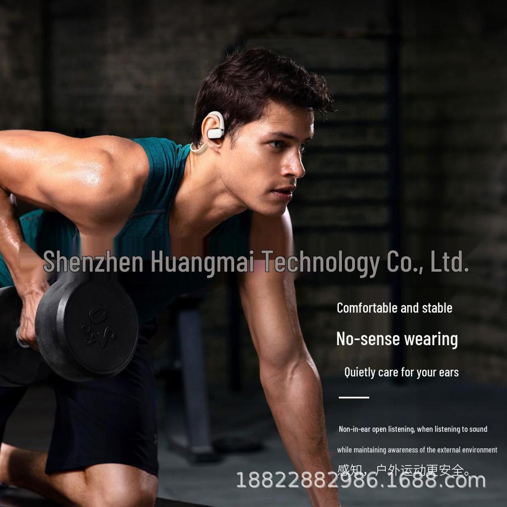 Беспроводные наушники OWS Sports: Bluetooth-наушники с открытым ухом и костной проводимостью, с надежным креплением.