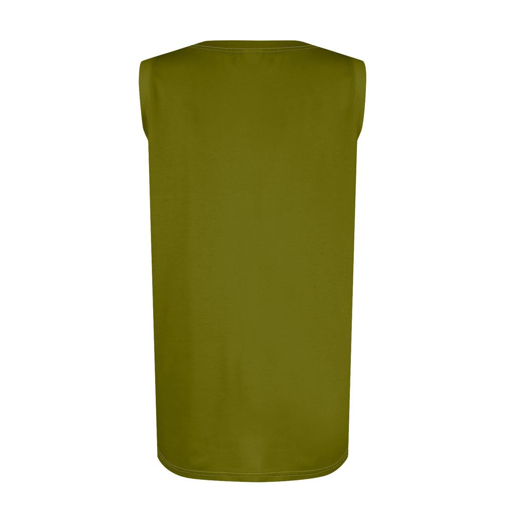 Женский летний повседневный жилет без рукавов, однотонный пуловер с v-образным вырезом, базовый топ