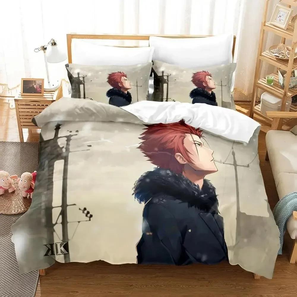 K project Микото Суо Кровь! Без косточки! Никакого пепла! Постельное белье с наволочкой, мягкое одеяло, мягкое покрывало, размеры Super King