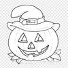 Free Halloween Clip Art Jack O' Lantern Iron On Heat Transfer Printing Vinyl Patches Sticker for Clothes DIY Appliques Washable Patches