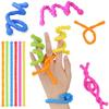 6pcs Silicone Sensory Sticks Fidget Toys Texture Quiet Twisting Fidget Toys  Kids Adults
